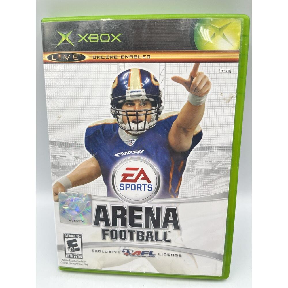 Arena Football (Microsoft Xbox, 2006) Complete In Box